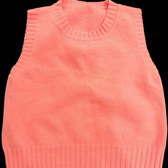 Sweaters - Women’s Coral Pink Sweater Vest